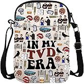 ZJXHPO TVD Cross Body Bag Vampire Movie Inspired Gift In My TVD Era Messenger Bag TVD Vampire Merch (TVD Era CB)