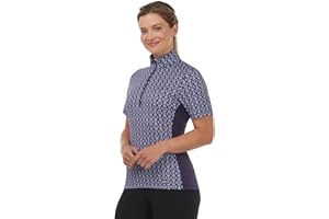 Kerrits Women's Breeze Ice Fil Short Sleeve Horse Riding Shirt – Ultra-Lightweight Cooling Equestrian Top, Great for Summer