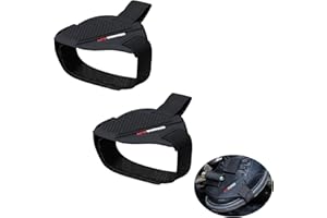 BoAn 2Pcs Motorcycle Shoe Protector, Motorcycle Shift Pad, Motorbike Shoe Boot Protector Cover, Shoe Boot Cover Protective Gear(Black)