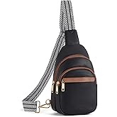 BOSTANTEN Small Sling Bag for Women Leather Crossbody Bags Fanny Pack Chest Bag for Travel