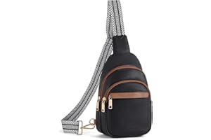 BOSTANTEN Small Sling Bag for Women Leather Crossbody Bags Fanny Pack Chest Bag for Travel
