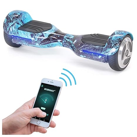 Robway RG1 Hoverboard - Das Original - Self Balance – 7 Farben - Bluetooth - 2 x 350 Watt Motoren - App