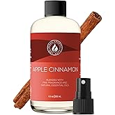 Aroma Country Apple Cinnamon Diffuser Oil - Luxury Essential Oils for Diffuser Refill & Air Freshener Room Spray - Long-Lasting & Natural Home Fragrance, Apple Cinnamon Scented Oil (8.5 Fl. oz)