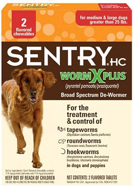 sentry 7 way dewormer schedule