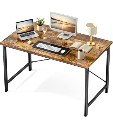 Amazon.com: OLIXIS 44 Inch Computer Office Desk for Small Spaces