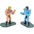 World's Smallest Rock 'Em Sock 'Em Robots - He-Man vs. Skeletor, Miniature Retro Game, Fighting Robots, Knock His Block Off. for Kids & Adults Ages 8+