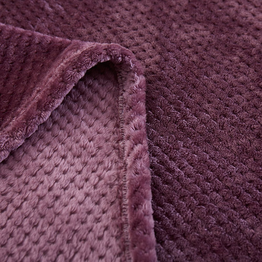 MYLUNE HOME Flannel Blanket Throws Quilt for Bedroom Living Rooms Sofa Full/Queen/King Size