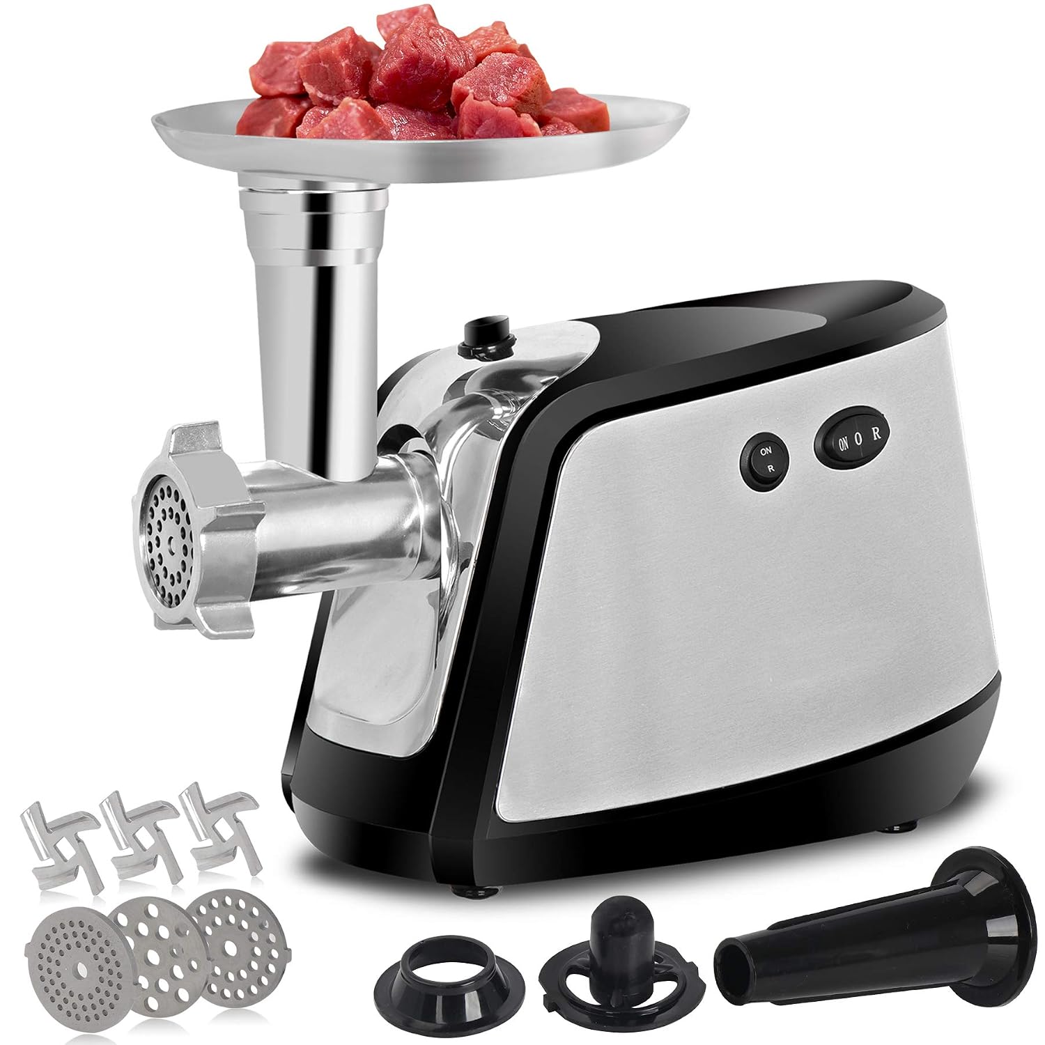 F2C Electric 3 IN 1 Meat Grinder Mincer Food Chopper Pasta