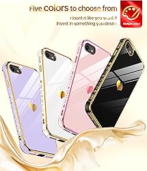 LeYi for iPhone-7 iPhone-8 Case: with Tempered