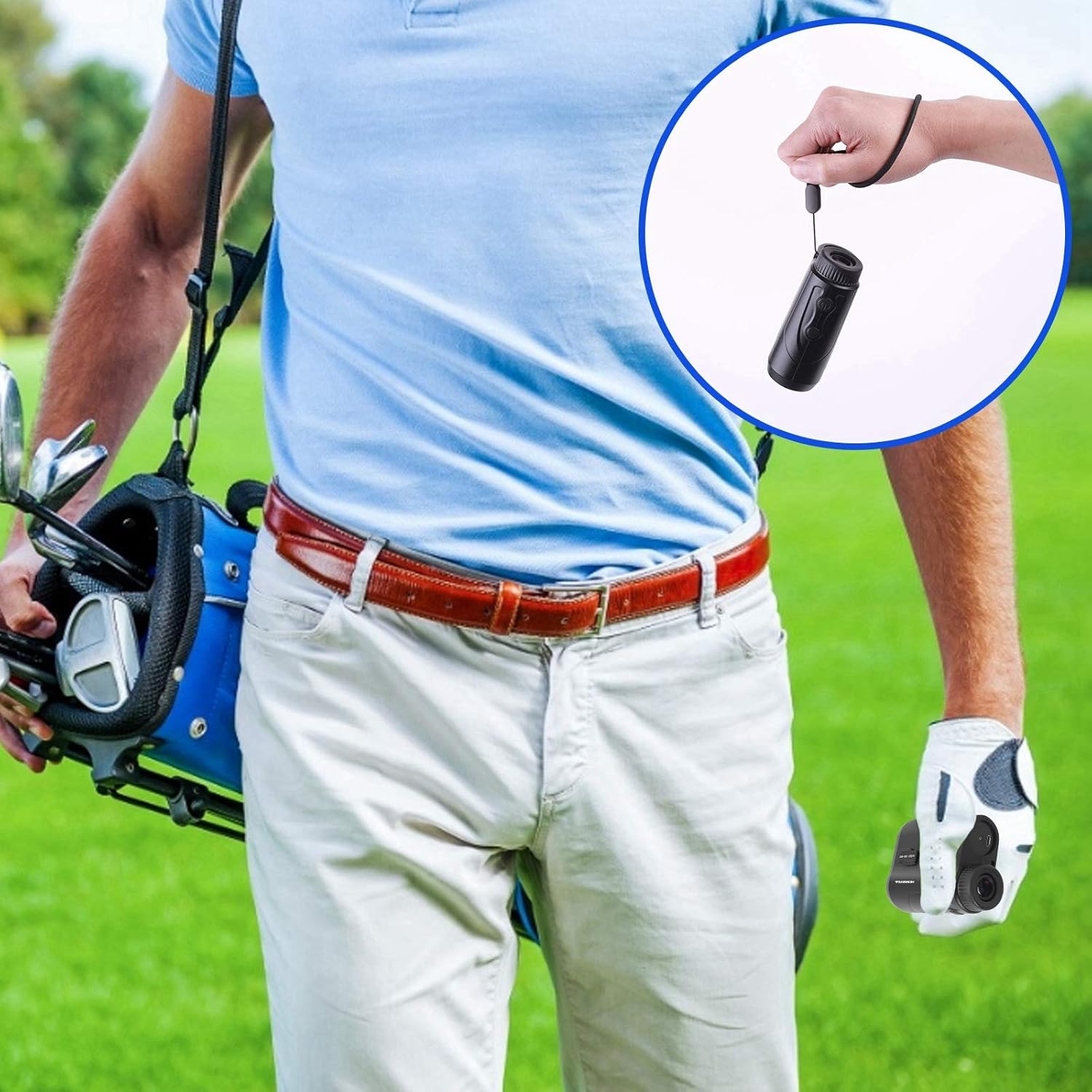AIRSSON Golf Rangefinder Laser Rechargeable: 650 Yards Range Finder with Slope, 6X Magnification Range Pinseeker Distance Rangefinder for Hunting & Golfing : Sports & Outdoors