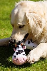 Petface Farmyard Buddies Lazy Moo Plush Dog Toy view 4