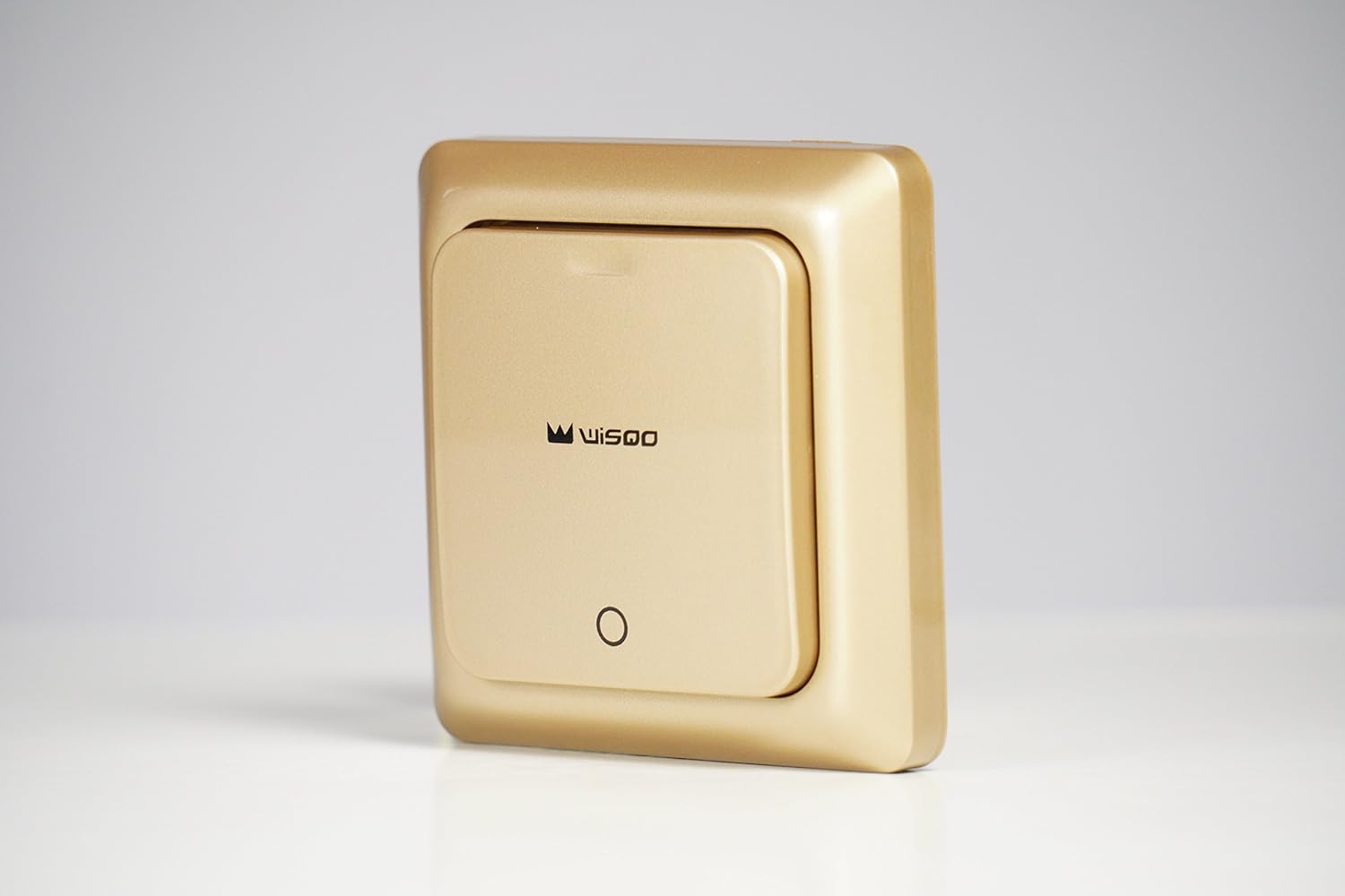 WisQo Wireless Light Switch. Works with WisQo Receiver. Add a Remote Switch for Your Light Easily. Avoid Chasing Wires into Walls. Save Cost and Time. Gold - Image 3