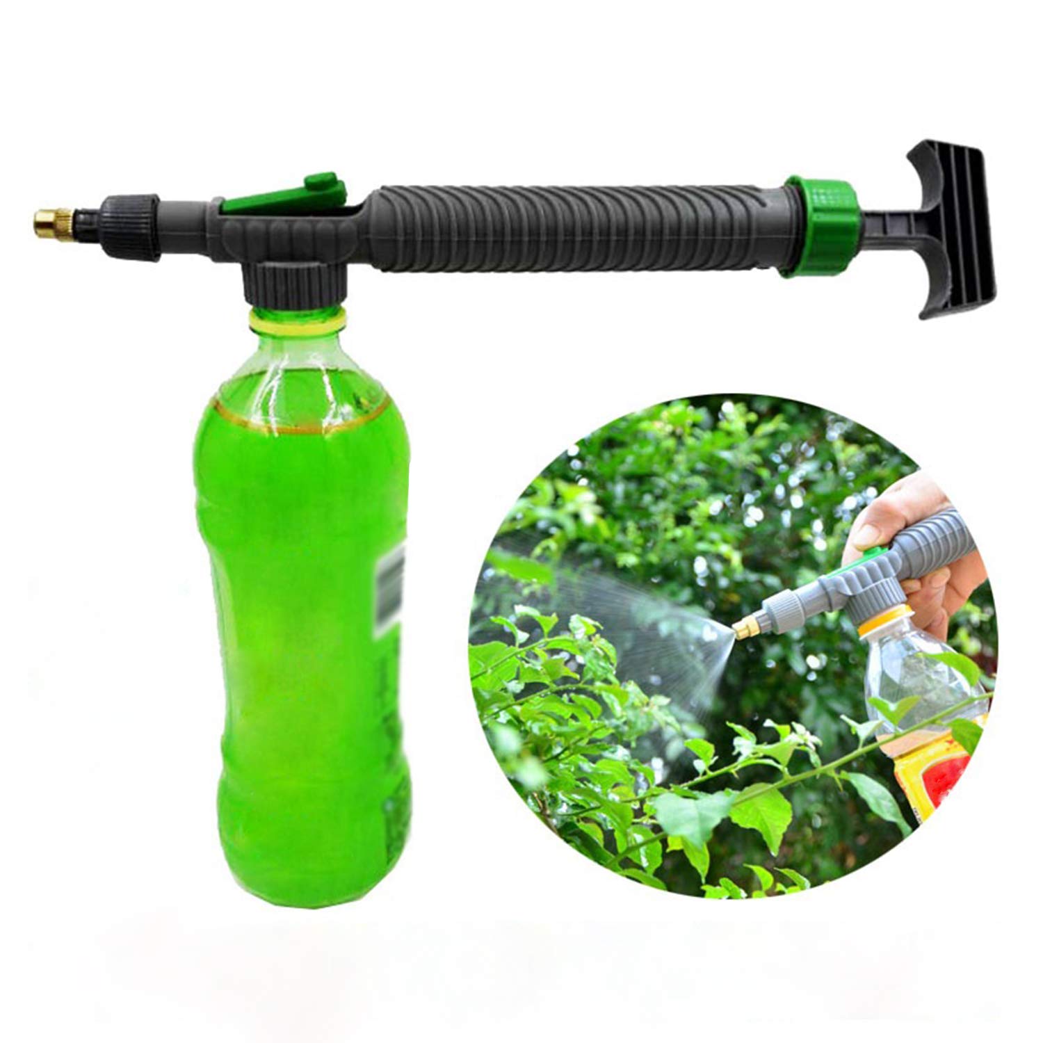 Negaor Gardening Flower Water Bottle Sprayer Adjustable Twist Nozzle