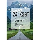 Personalized Custom Poster Print (Unframed,24''x36'') - Upload Your Image/Photo - Canvas Prints Print Any Photos, Images