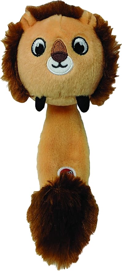 squeaky lion dog toy