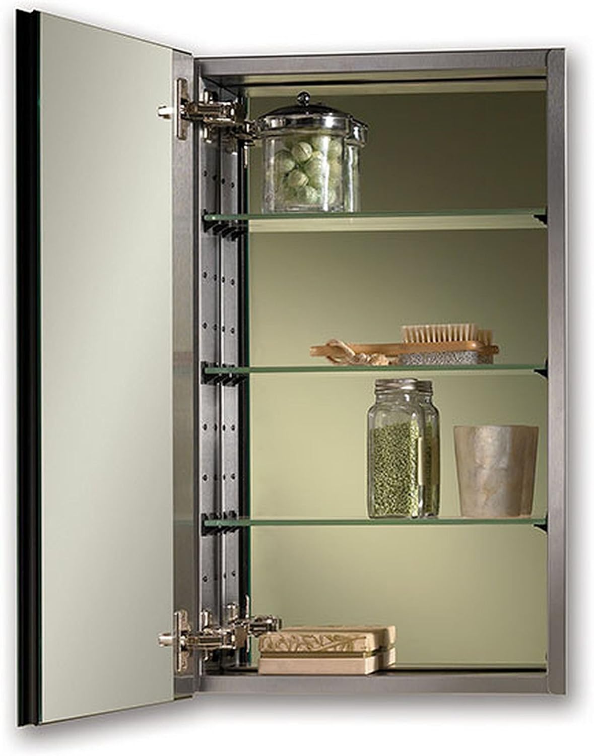 Amazon Com Jensen S468244ssx Bevel Mirror Medicine Cabinet 15 X 25 Home Improvement