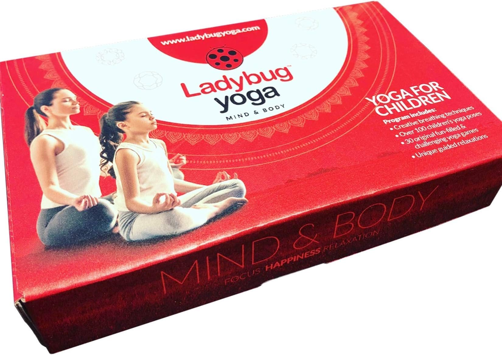 Ladybug Yoga - Kids Yoga at Home - Online Program - Designed for Children Ages 3-10 - Lifetime Access Code