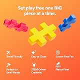 PLUS PLUS BIG Building Blocks Toy 100 Large Durable Pieces Rainbow Box view 6