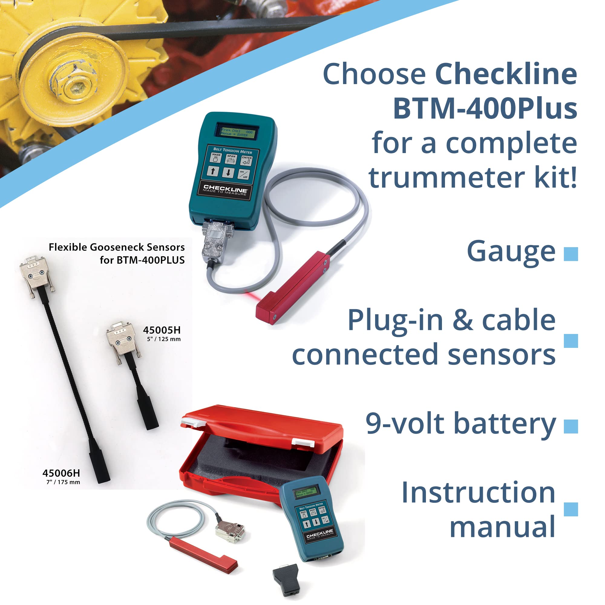 Mua Checkline Belt Tension Checker for Vehicles & Machines Quick