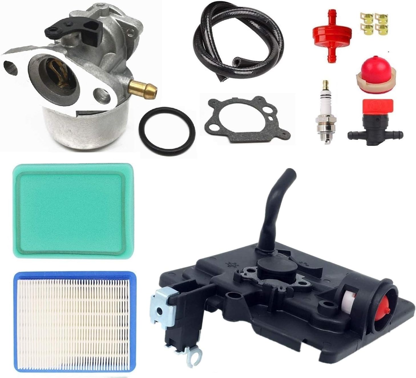 Home & Garden Carburetor Kit 790821 498170 Oring Spark plug Set Tool