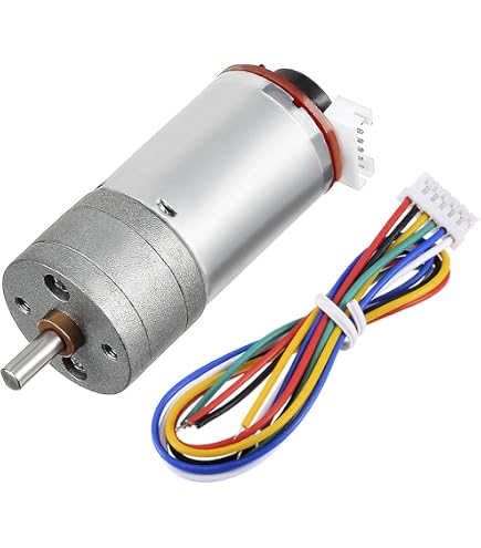 Amazon.com: uxcell Gear Motor with Encoder DC 12V 201RPM Gear