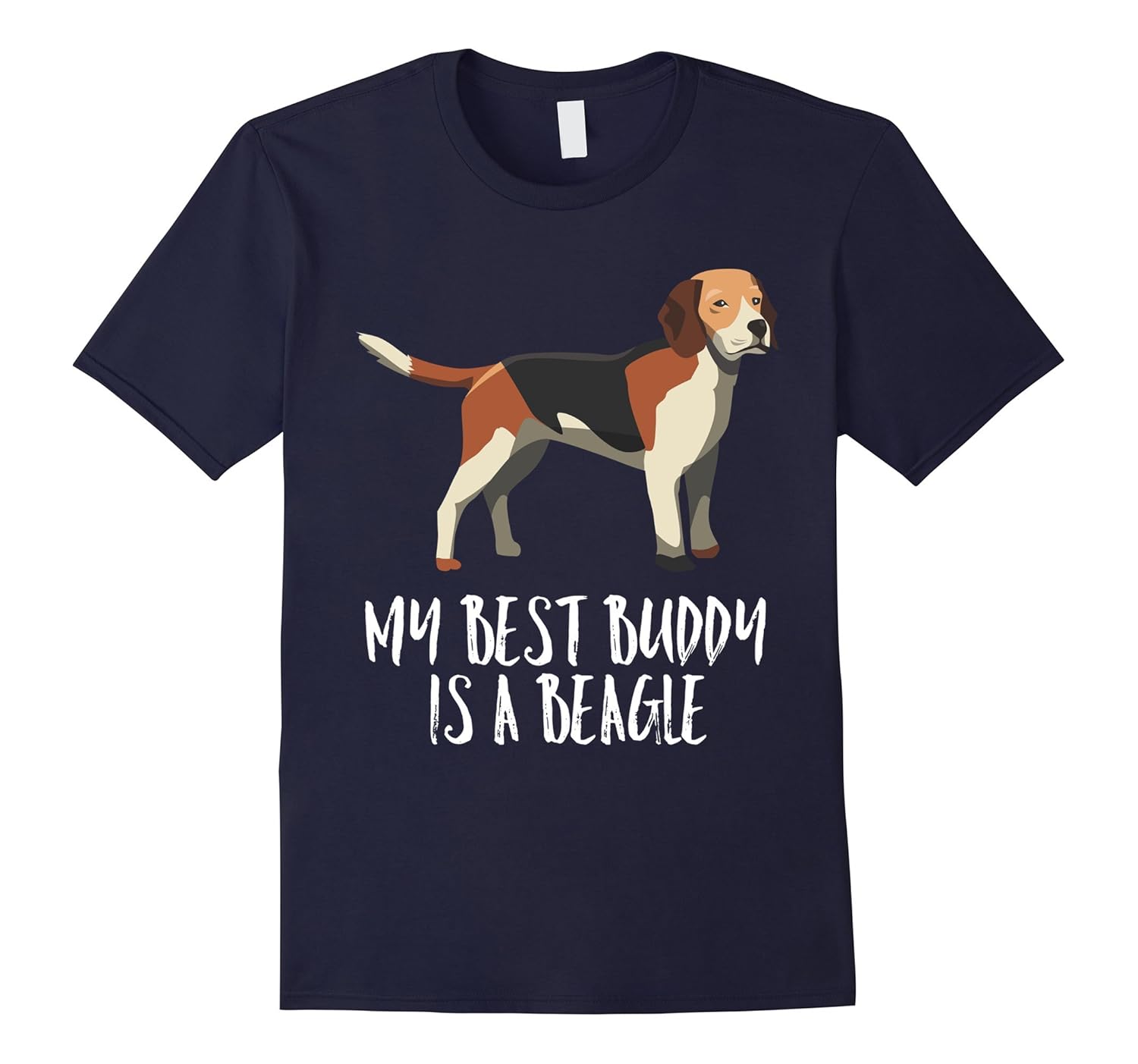 Beagle Dog Tee Shirt My Best Buddy Is A Beagle T-Shirt Gift-ANZ