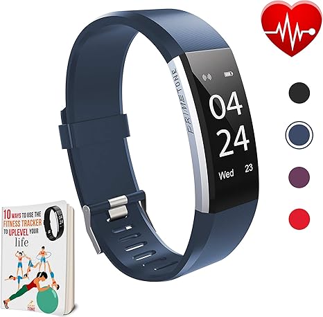 Reloj de Fitness Prime Tone con Contador de Pasos | Relojes Inteligentes con Rastreadores de Actividad y Podómetros | Impermeable, Rastreador Digital de Pulsera para Adultos y Niños: Amazon.es: Deportes y aire