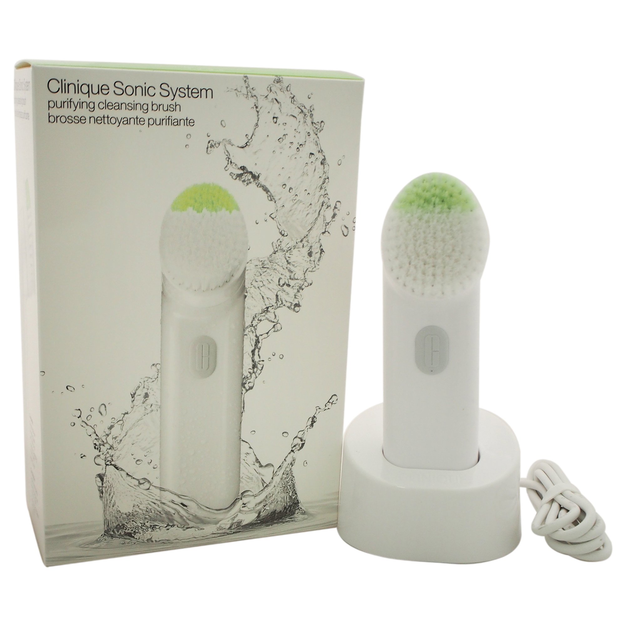 Clinique Sonic System Purifying Cleansing Brush Kit, White, 4 Count eBay
