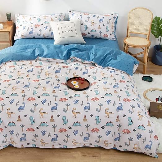 dinosaur single duvet set
