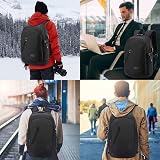 WENIG Anti-Theft Laptop Backpack 15.6 Inch USB Port Water Resistant Travel Bag view 6