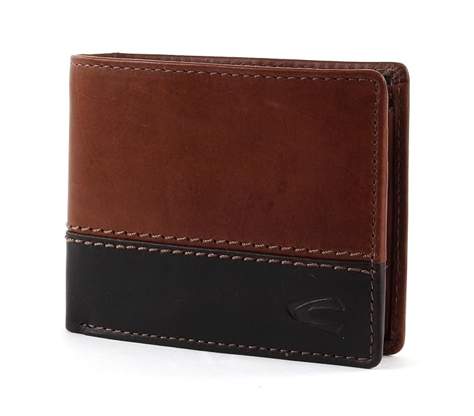 camel active Börse Quer Klein Münzbörse, 11 cm, Cognac