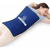 Extra Large Reusable Ice Pack for Injuries, Gel Ice Pack for Back Pain | 23"x15" Soft Flexible Gel Pack, Post Surgery Recovery for Shoulders and Hips, Breathable