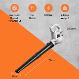 VonHaus Leaf Blower 3000W – 2 Speeds, 8m Cord, Detachable Chute view 7