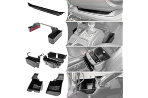 Utiiy Center Console Organizer for 2024+ Jeep Wrangler JL JLU 4XE Gear Shift Console Side Tray Trunk Organizer Hanging Armres