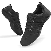 OITLSR Girls Cheer Shoes White Youth Cheerleading Shoes Dance Athletic Training Breathable Dancing Lightweight Competition Comfortable Sport Sneakers Little Kid Size 12 to Women 11.5