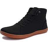 WHITIN Men's High Top Minimalist Barefoot Shoes | Wide Toe Box + Zero Drop Sole