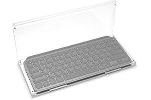 Geekria Keyboard Clear Case Protector, Acrylic Dust Cover, Magnetic Closing Dust Cover Compatible with Logitech MX Keys Mini 