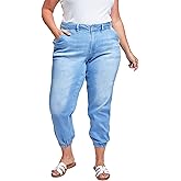 Royalty for Me Womens Royalty for Me Women's Plus Size Joggers with Elastic Hem