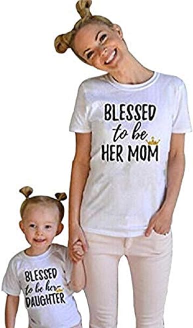mother and daughter tops