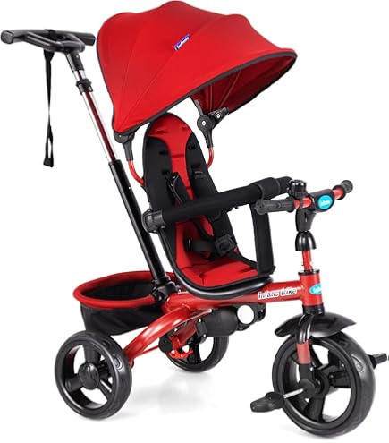 Amazon.com : Globber Explorer Trike 2 in 1 - Red : Toys & Games