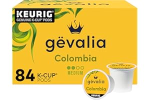 Gevalia Colombia K-Cup Coffee Pods, for a Keto and Low Carb Lifestyle, 84 ct Box