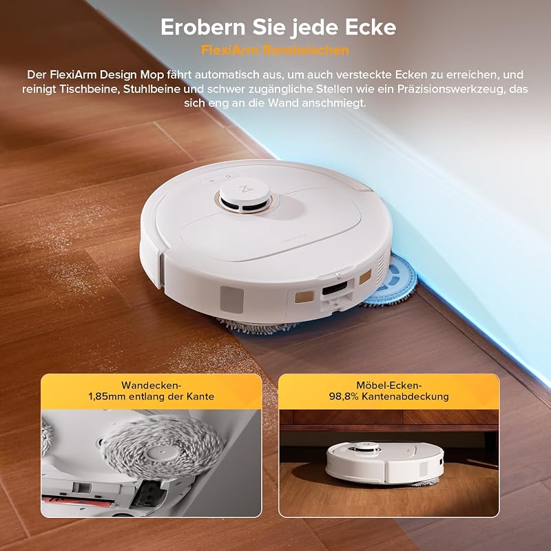 Qrevo S5V Saugroboter mit Wischfunktion&Hebarem Wischmopp
