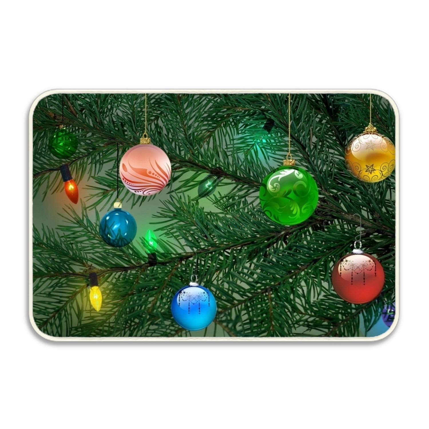 Amazon Com Ranhkdn Holiday Christmas Ornaments Door Mat