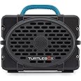 Turtlebox Gen 2: Loud! Outdoor Portable Bluetooth 5.0 Speaker | Rugged, IP67, Waterproof, Impact Resistant & Dustproof (Plays to 120db, Pair 2X for True L-R Stereo), Thunderhead Gray/Blue