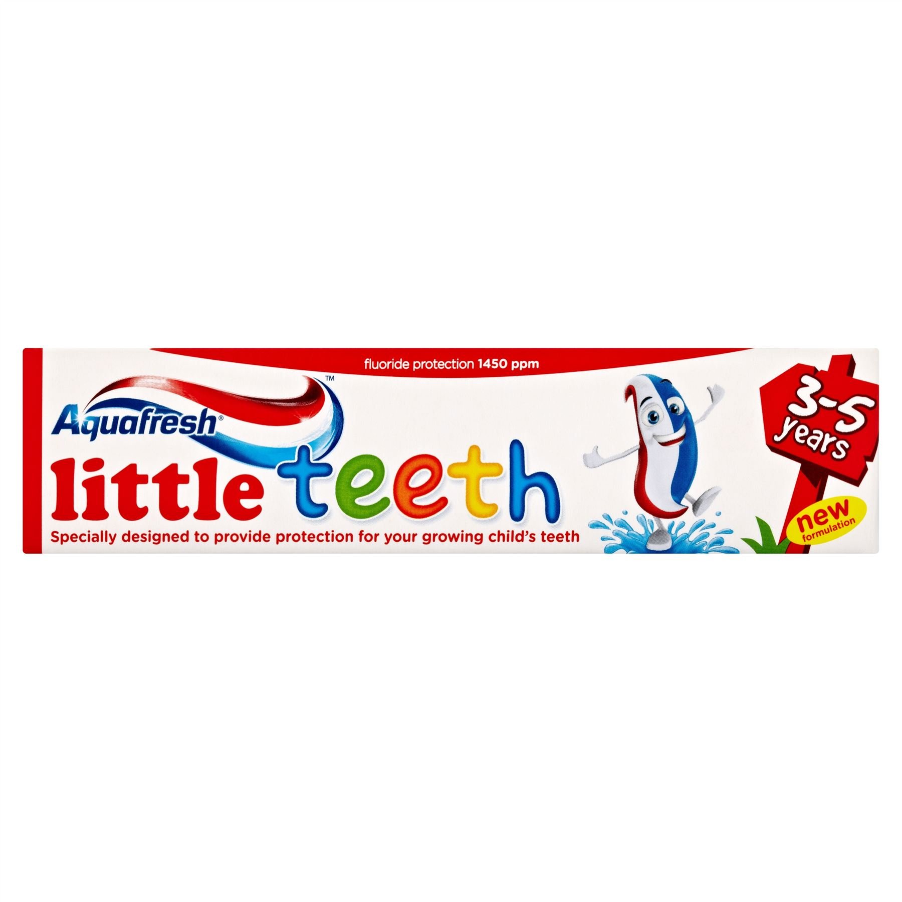 Aquafresh Little Teeth 3-5 Years 50ml Toothpaste - Pk of 12
