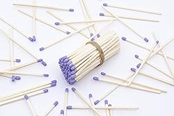 4" Inch Long Wooden Refill Matchsticks with Strike
