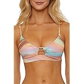 ISABELLA ROSE Women's Newport Dunes Bralette Bikini Top, Adjustable, Tie Back, Swimwear Separates