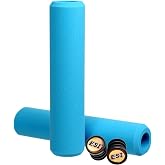 ESI Grips Racer's Edge - Silicone MTB Grips - Thin and Light Handlebar Grips - Extra Light Bike Grips