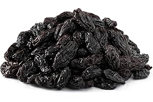 NUTS - U.S. - HEALTH IN EVERY BITE ! NUTS U.S. - California Black Raisins (Unsulphured) | Seedless | 100% Natural | No Added Sugar | Packed in a Resealable Bag!!! (2 LBS)