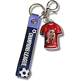 Cristiano Ronaldo Keychain, Smiling Portugal Soccer Star, Ronaldo Gifts for Fans, Ronaldo Keyring